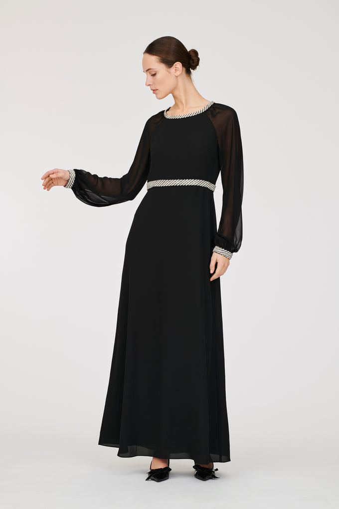 Robe longue cocktail