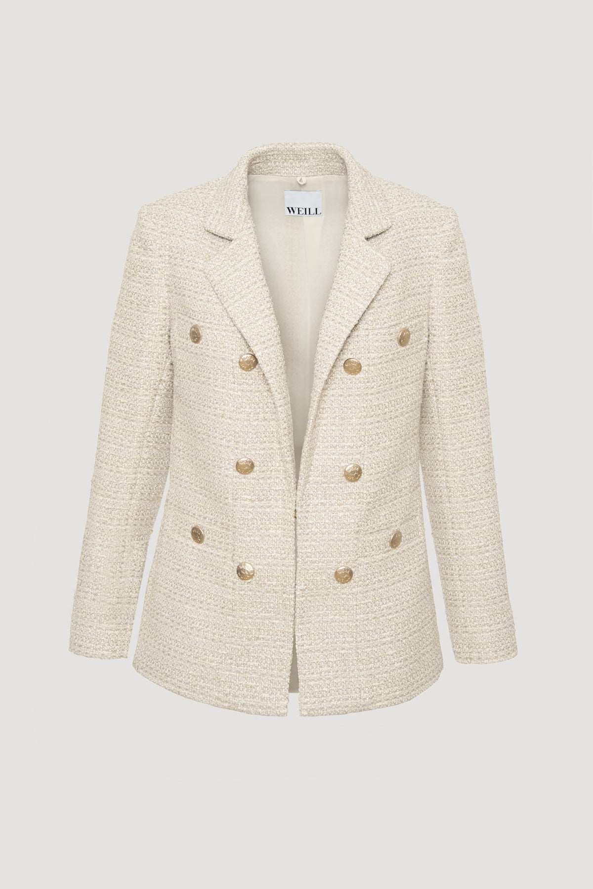 Veste blazer en tweed