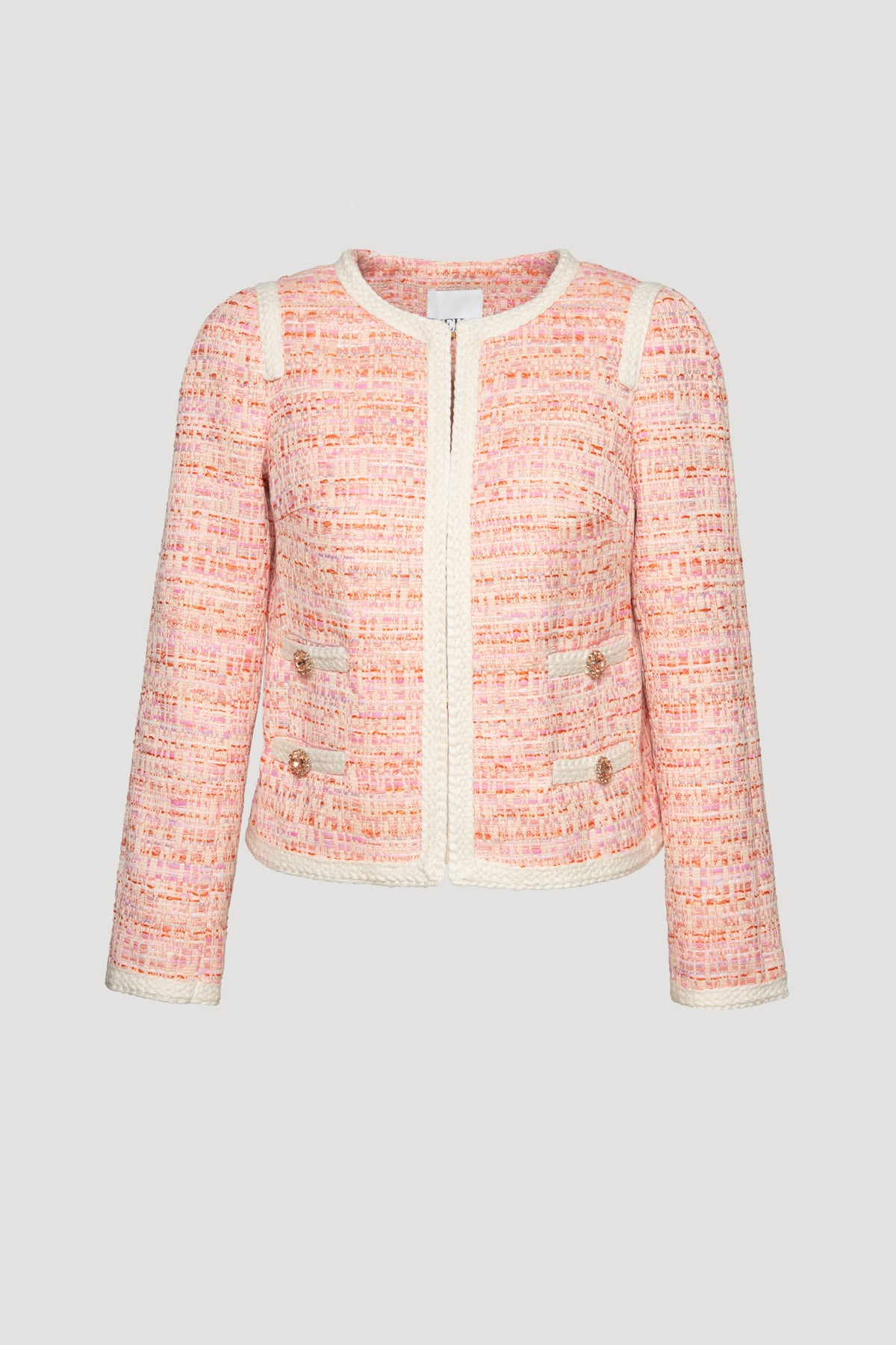 Veste en tweed fantaisie