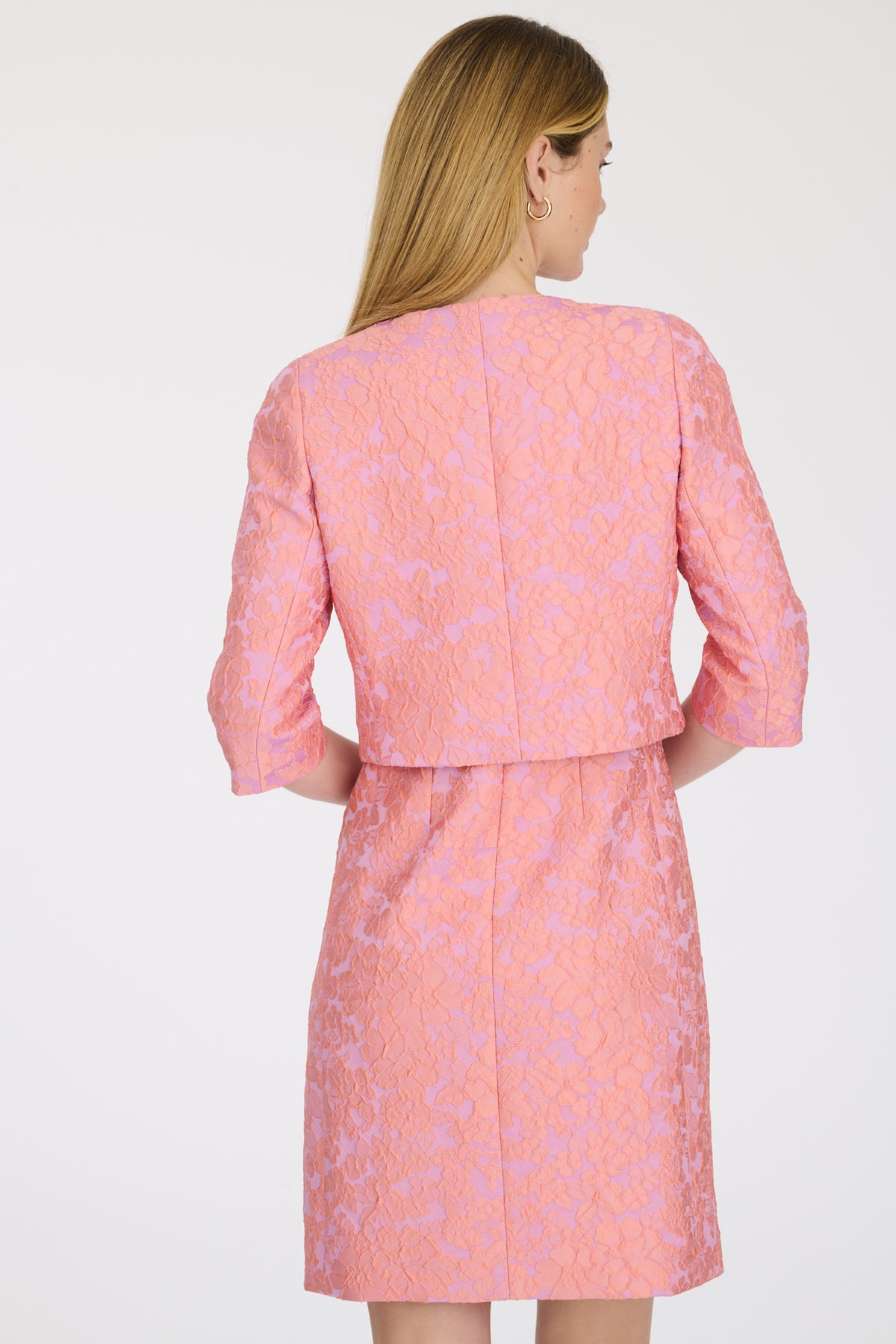 Veste bolero en jacquard