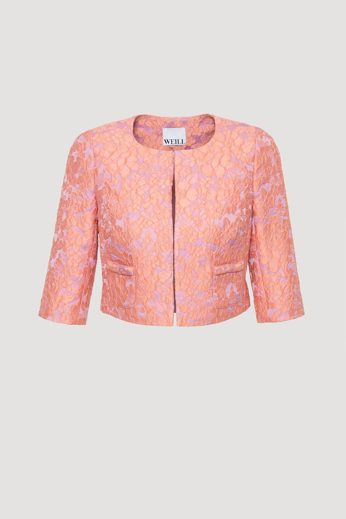 Veste bolero en jacquard