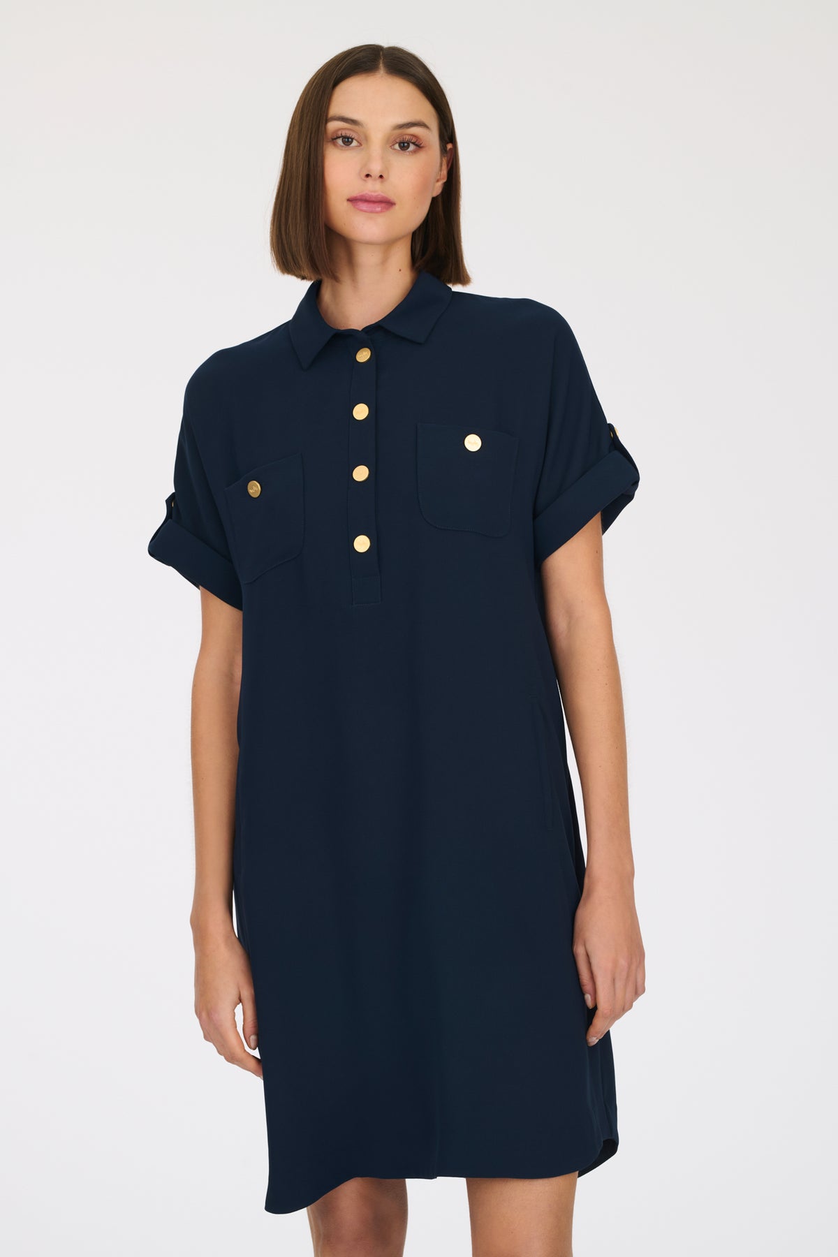 Robe polo en microfibre