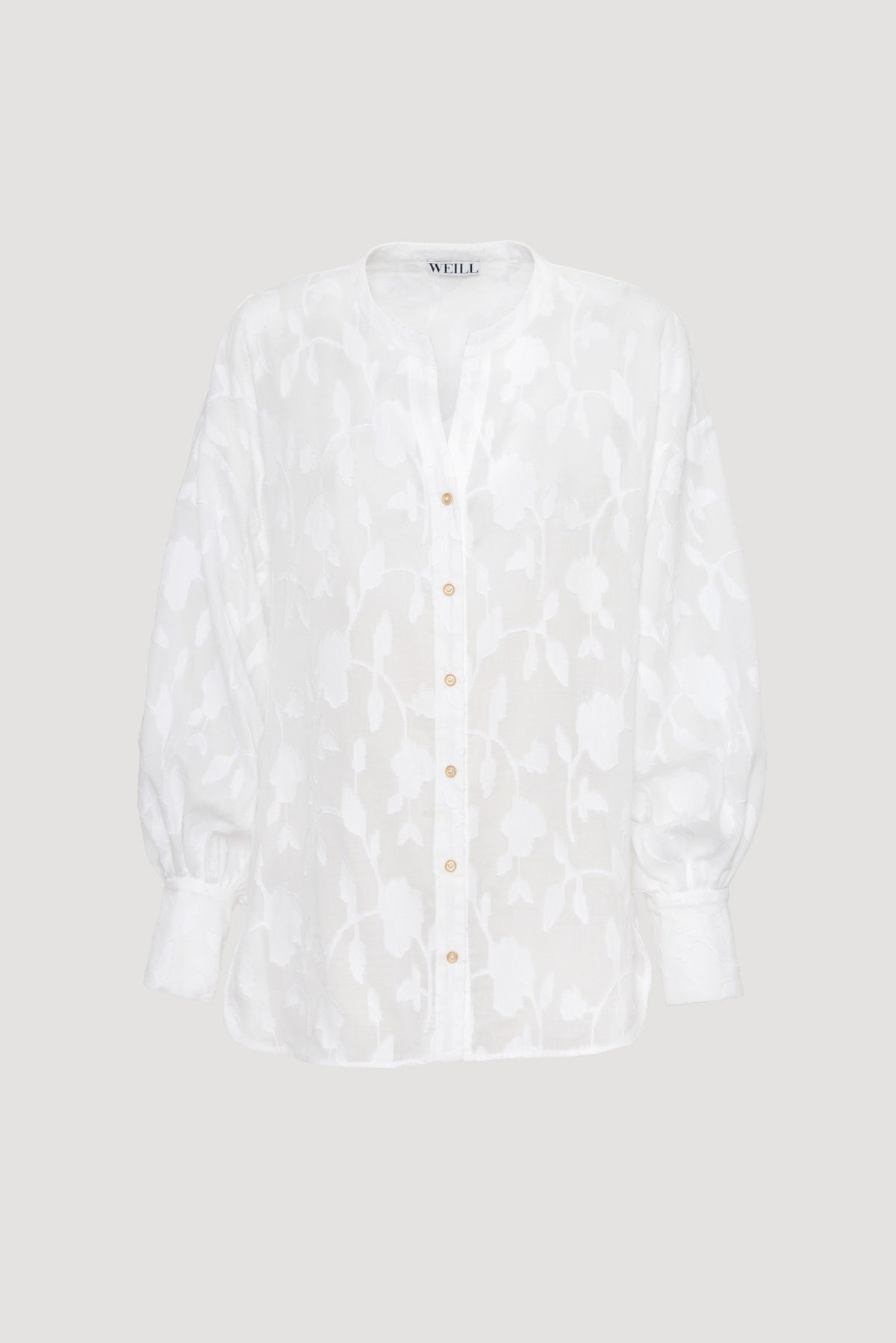 Blouse en jacquard de coton