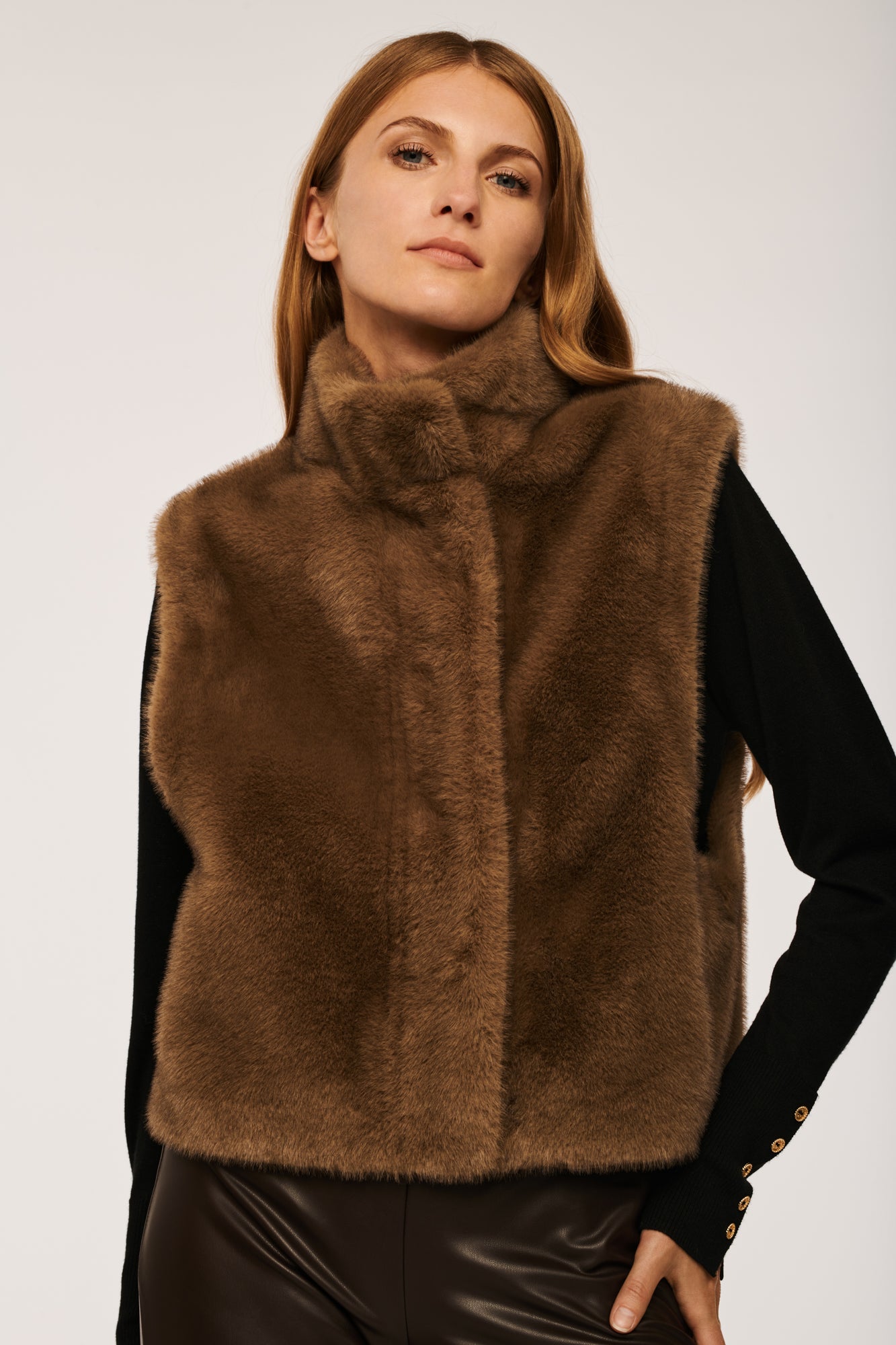 Women Faux Fur Jacket Coat Winter Warm Sleeveless Vest Waistcoat Gilet  Outwear | eBay