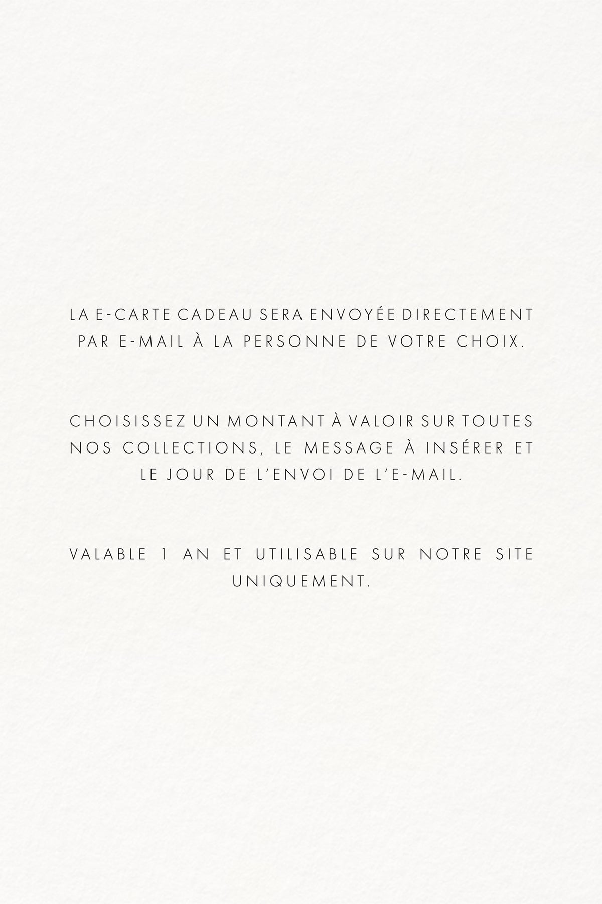 E-carte cadeau Weill